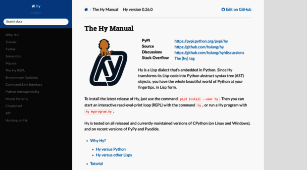 hy.readthedocs.io