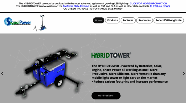 hybridledlighttower.com