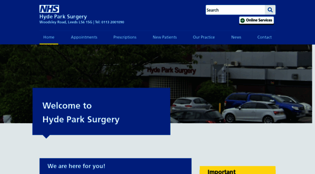 hydeparksurgery.co.uk