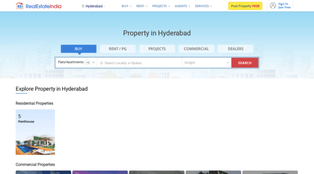 hyderabad.realestateindia.com