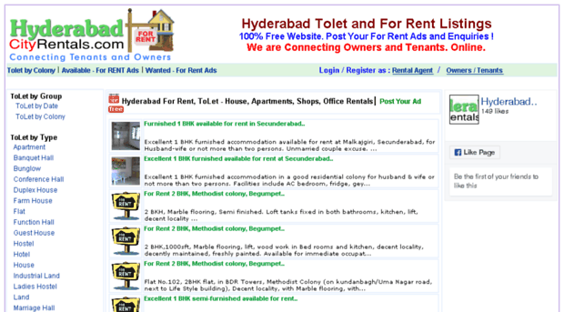 hyderabadcityrentals.com