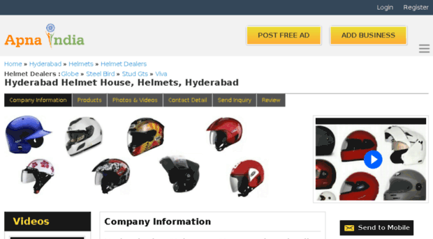 hyderabadhelmet-hyderabad.apnaindia.com