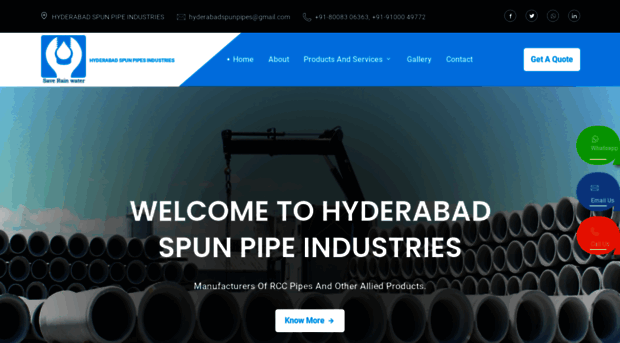 hyderabadspunpipes.in