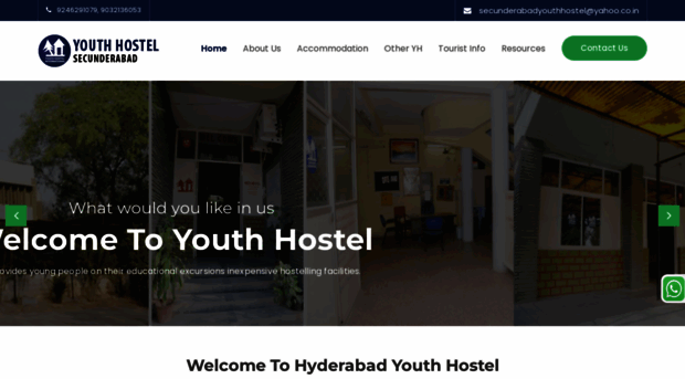 hyderabadyouthhostel.com