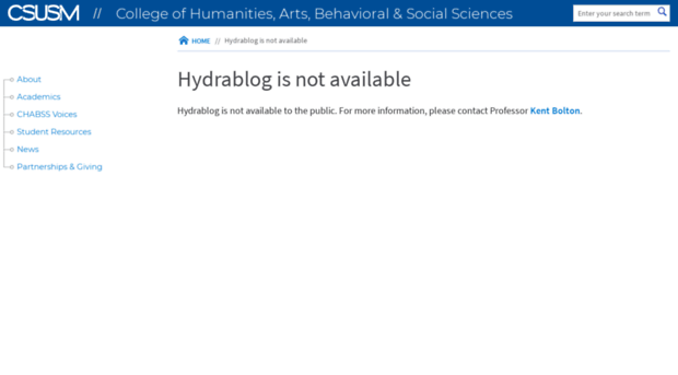 hydrablog.csusm.edu