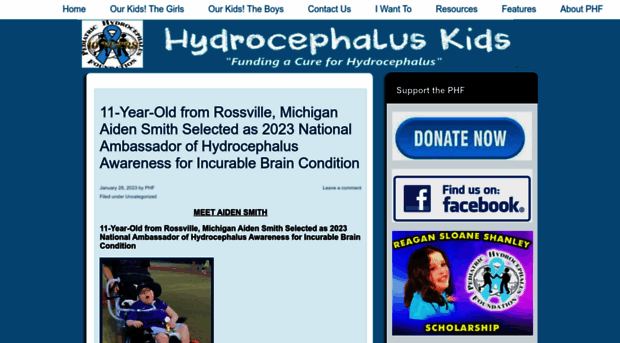 hydrocephaluskids.org