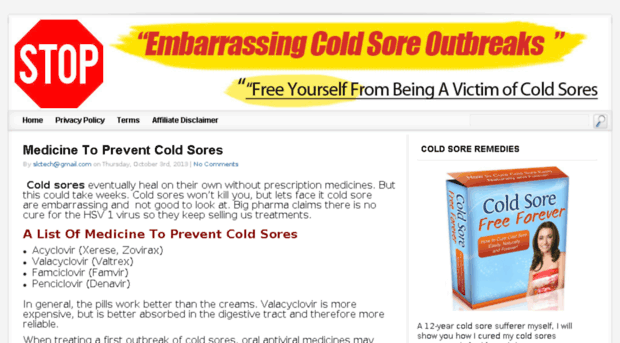 hydrogenperoxideforcoldsores.com