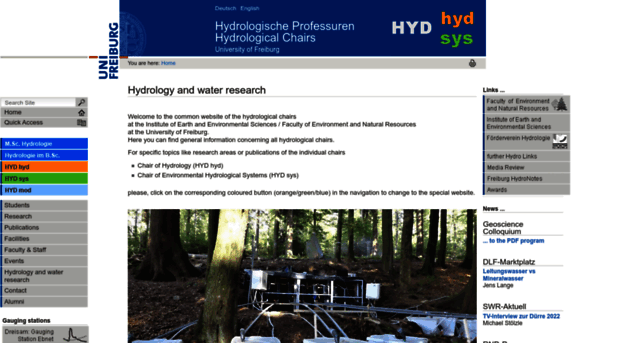 hydrology.uni-freiburg.de