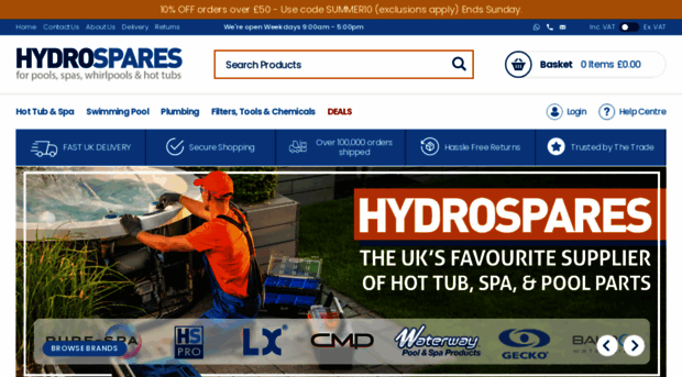 hydrospares.co.uk