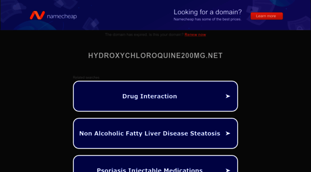 hydroxychloroquine200mg.net