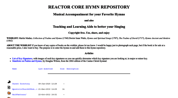 hymns.reactor-core.org