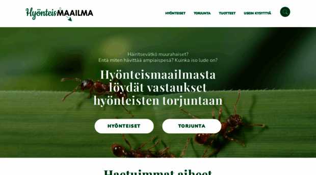 hyonteismaailma.fi