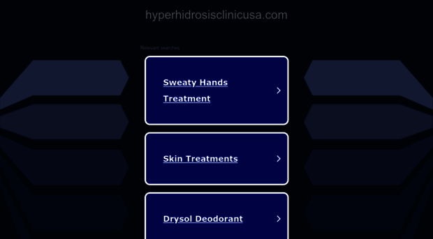 hyperhidrosisclinicusa.com