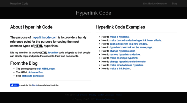hyperlinkcode.com