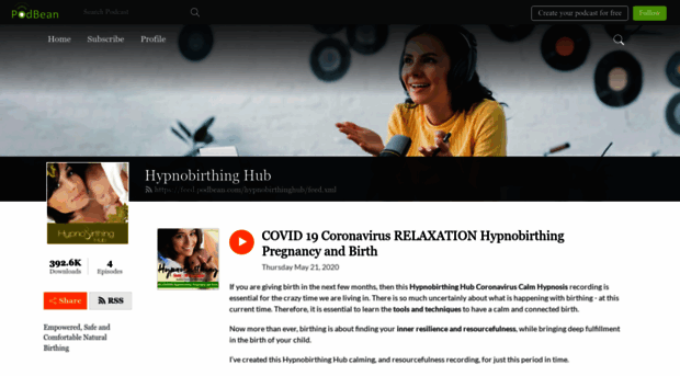 hypnobirthinghub.podbean.com