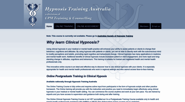 hypnosistrainingaustralia.org