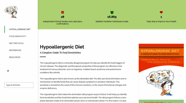 hypoallergenicdiet.com