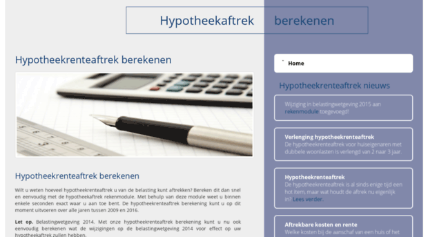 hypotheekaftrekberekenen.nl