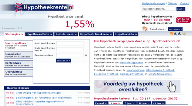 hypotheekrenteoverzicht.nl