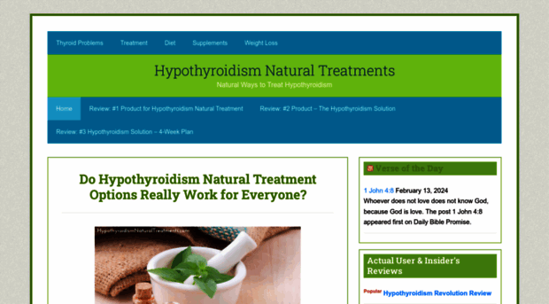 hypothyroidismnaturaltreatments.com