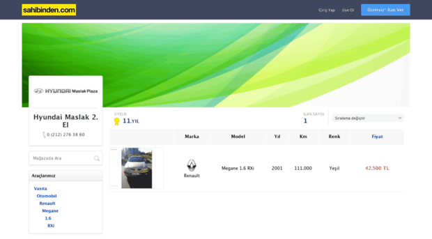 hyundaimaslak.sahibinden.com