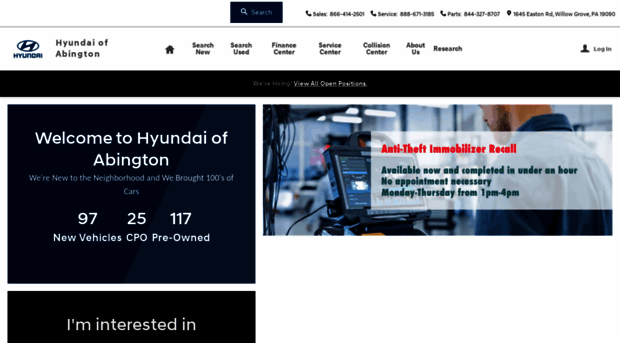 hyundaiofabington.com