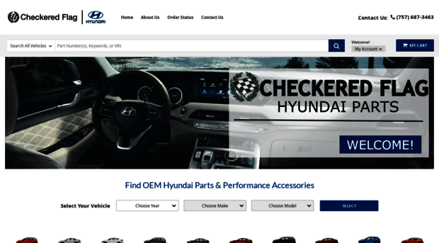 hyundaiparts.checkeredflag.com