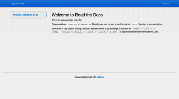 hzguestbook.readthedocs.io