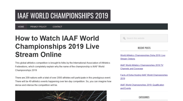 iaafworldchampionships2019.com
