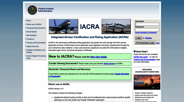 iacra.faa.gov