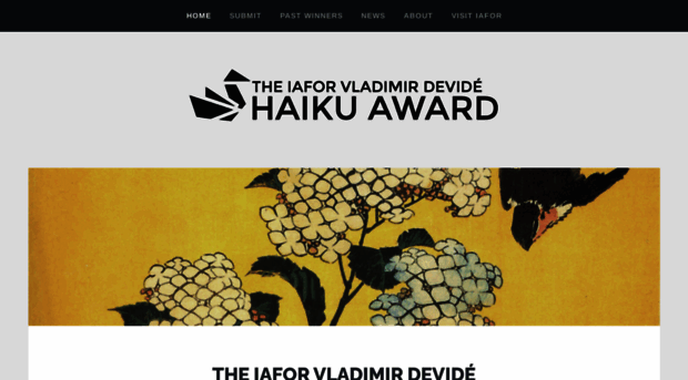 iaforhaikuaward.org