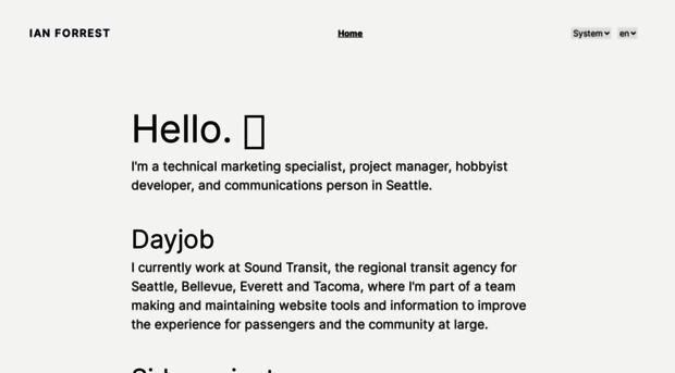 ianforrest.dev
