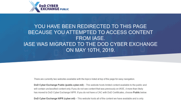 DoD Cyber Exchange – DoD Cyber Exchange