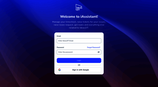 iassistant.ideas2it.com - iAssistant - IAssistant Ideas 2 It