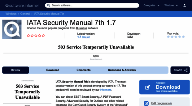 iata-security-manual-7th.software.informer.com