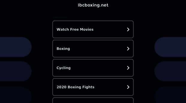 ibcboxing.net