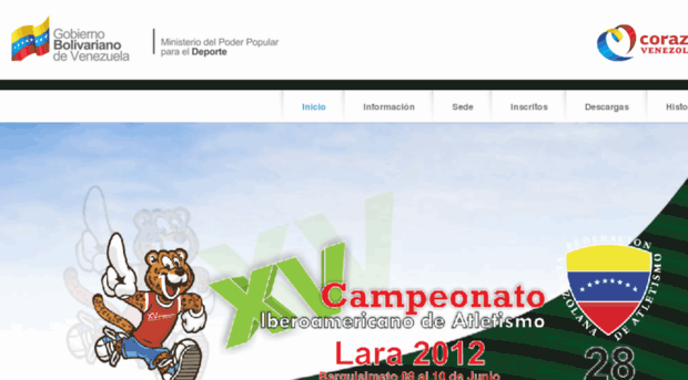 iberoamericanoatletismolara2012.org.ve