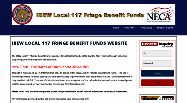 ibew117benefits.org