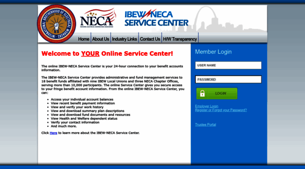 ibewnecaservicecenter.com