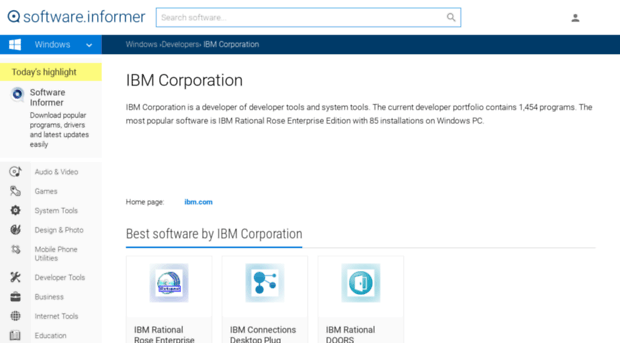 ibm-corporation.software.informer.com