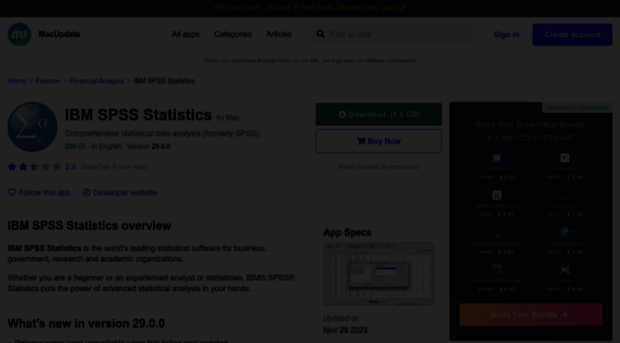 ibm-spss-statistics.macupdate.com