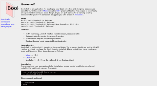 ibookshelf.sourceforge.net