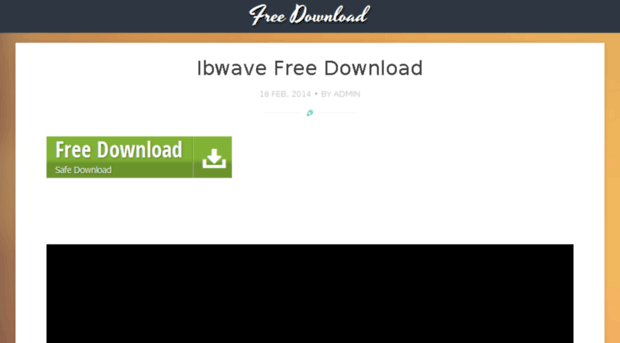 ibwavefreedownload.freedownload.ga