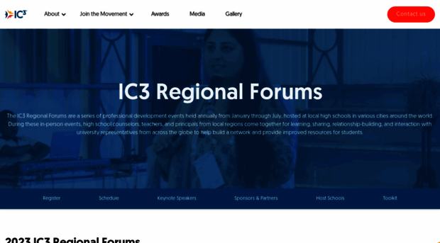 ic3regionalforums.com