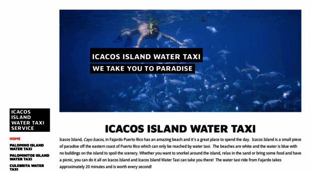 icacosislandwatertaxi.com