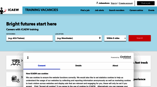 icaewtrainingvacancies.com