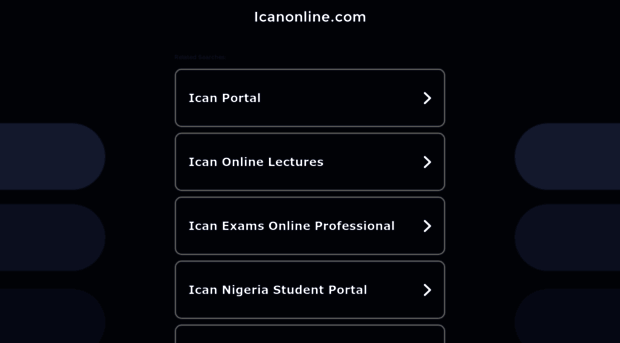 icanonline.com