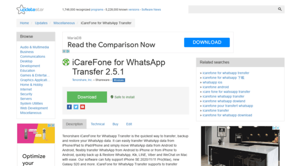 icarefone-for-whatsapp-transfer.updatestar.com