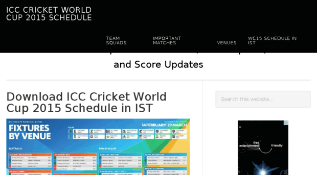 icccricketworldcup2015schedule.com