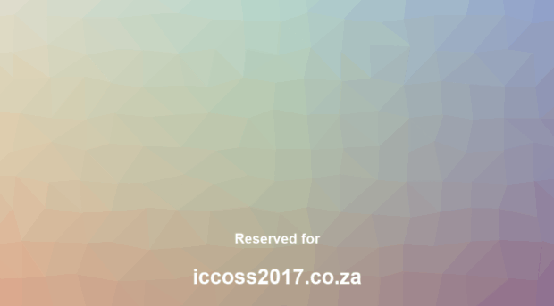 iccoss2017.co.za